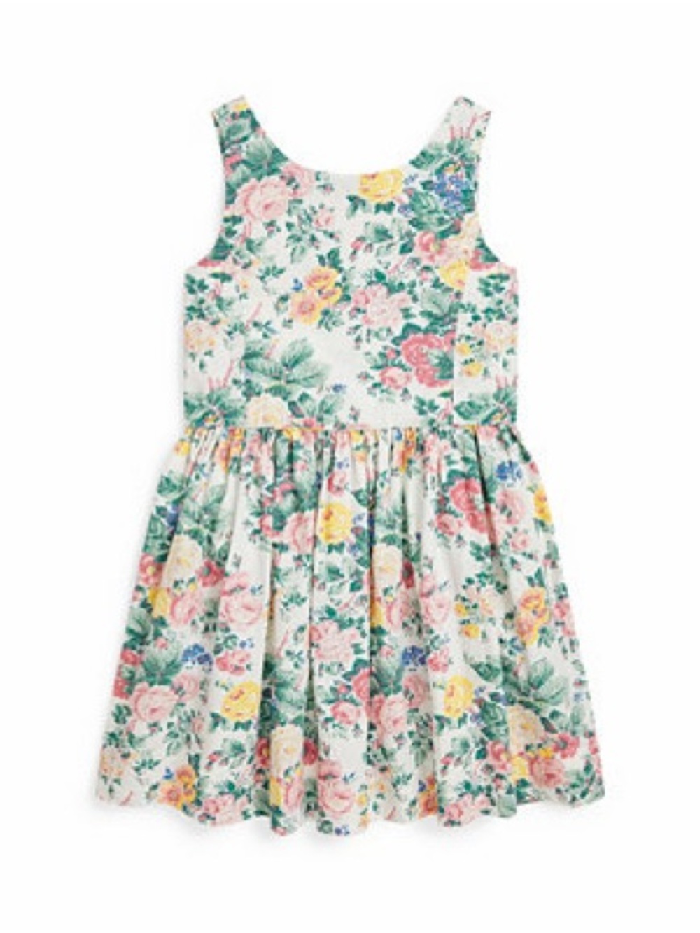 Polo Ralph Lauren Kids Floral Cotton Dress Vintage Style Toddler Size 3T